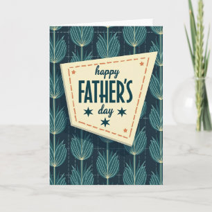Vintage Fathers Day Banner Card