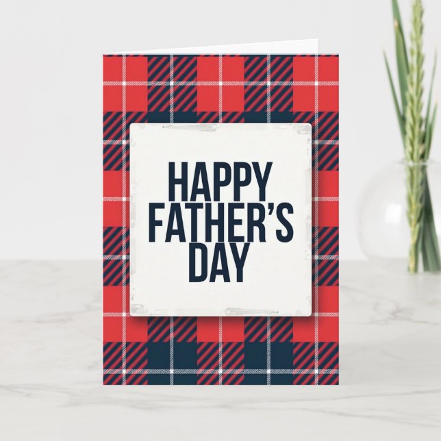 Vintage Fathers Day Message Card (Front)