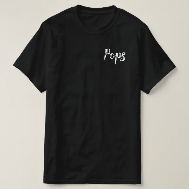 Vintage Father's Day Pops T-Shirt (Design Front)