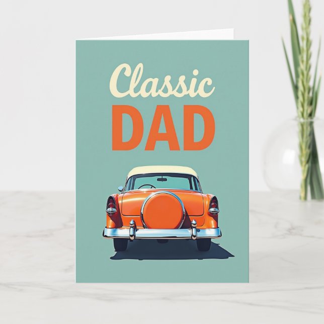 Vintage Fathers Day Ride Card (Front)