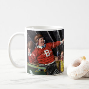 Vintage Father's Day, Sports Football Dad and Son Coffee Mug