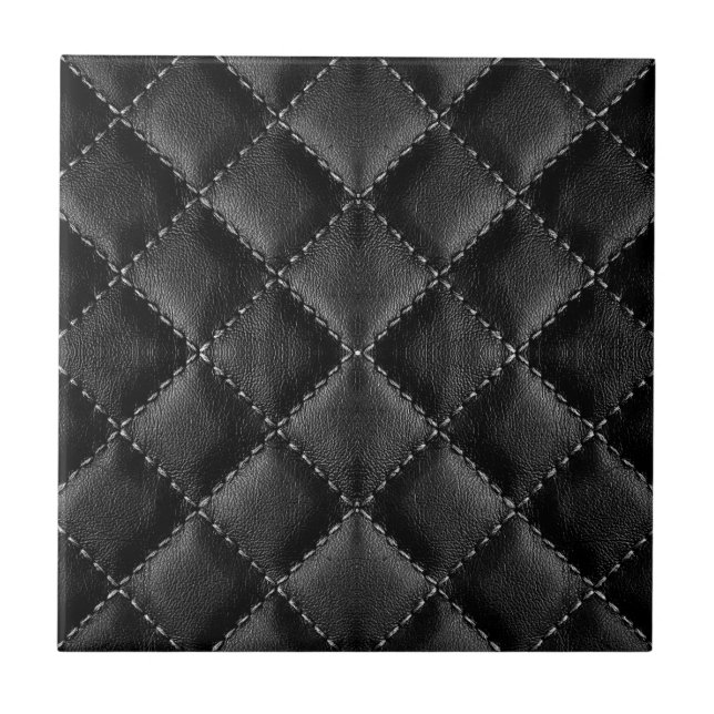 Vintage Faux Leather Tile (Front)