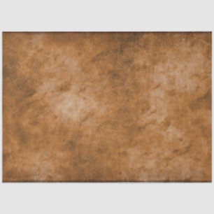 Vintage Faux Parchment Decoupage Bronze Tissue Paper