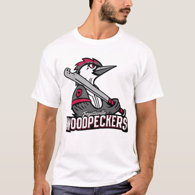 Vintage Fayetteville-Woodpeckers Logo T-Shirt (Front)