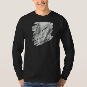 Vintage Feathers in Gray Color T-Shirt