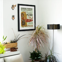 Vintage Federal Theatre The Squall Poster Print