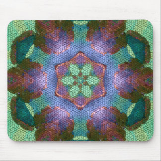 Vintage Feel - Abstract Design - Mosaic Tile Mouse Pad