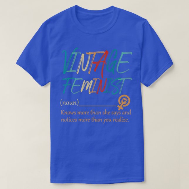 Vintage feminist T-Shirt (Design Front)