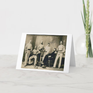 Vintage Fencers!  Vintage Greeting or Note Card