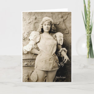 Vintage Fencing Master Note Card