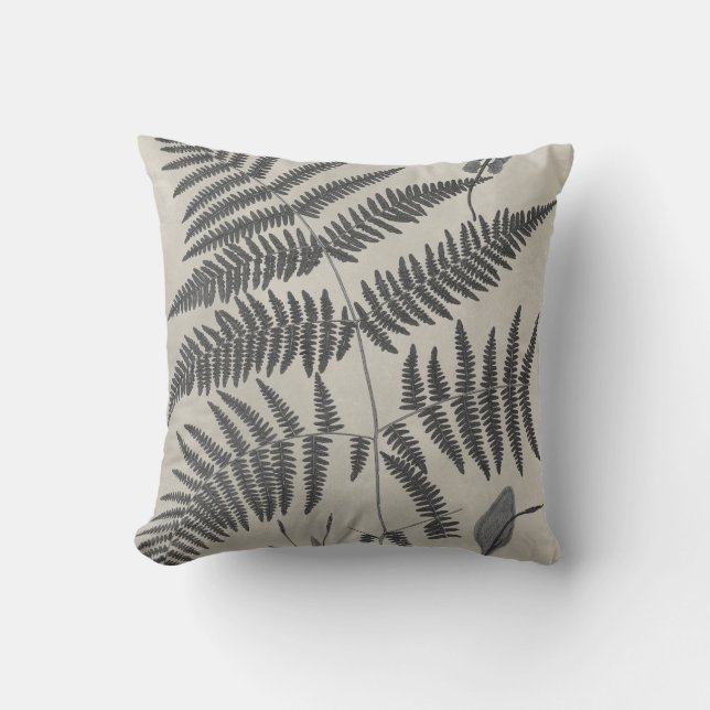 Vintage Ferns Cushion (Front)