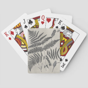 Vintage Ferns Playing Cards