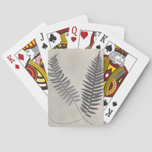 Vintage Ferns Playing Cards