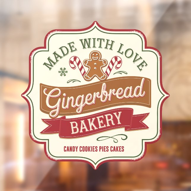 vintage Festive Christmas gingerbread bakery  (Sheet 2)