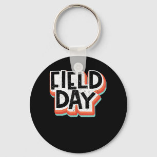 Vintage Field 2022 Day Retro Happy Last Day Of Sch Key Ring