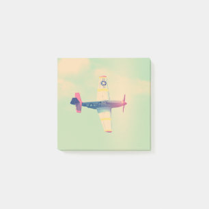 Vintage Fighter Aeroplane Post-it Notes
