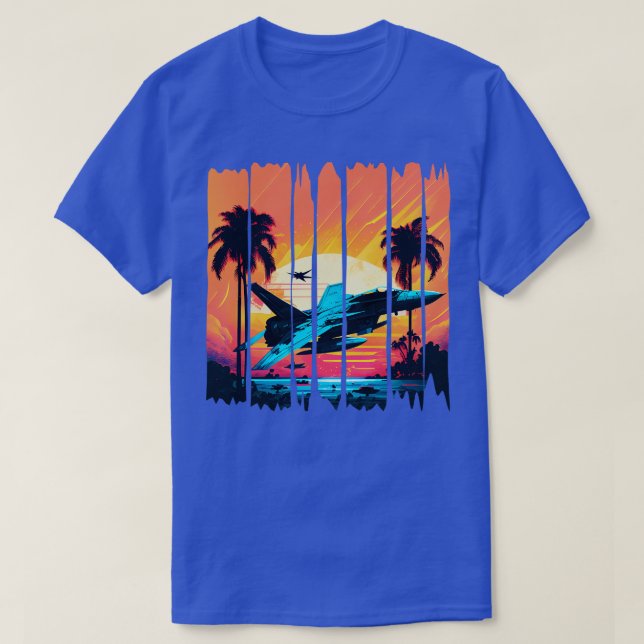 Vintage Fighter Jet T-Shirt (Design Front)