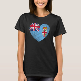 Vintage Fiji Fijians Flag Pride Support Fijians T-Shirt