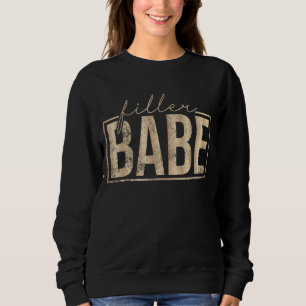 Vintage Filler Babe Lip Filler Med Spa Quote Nurse Sweatshirt