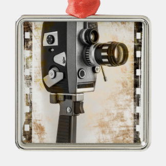 Vintage Film Camera Metal Tree Decoration