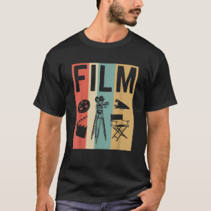 Vintage Film Cinema Retro Movie Maker Gift T-Shirt