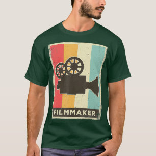 Vintage Filmmaker Retro T-Shirt