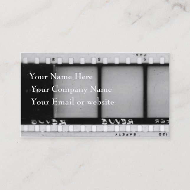 Vintage Filmstrip Business Card II (Front)