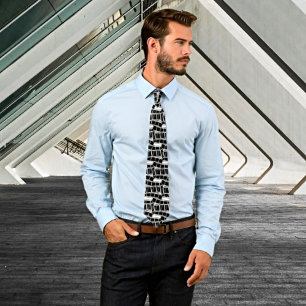 Vintage Filmstrip - Retro Cinematic Neck Tie 