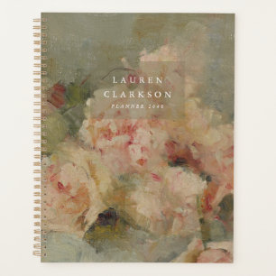 Vintage Fine Art Pink Roses Planner