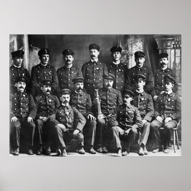 Vintage Fire Company Poster (Front)