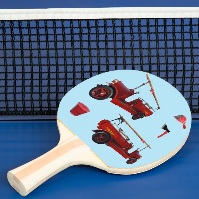 Vintage Fire Fighting Equipment, Ping Pong Paddle (Insitu)