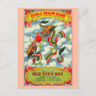 Vintage Firecracker Package Postcard