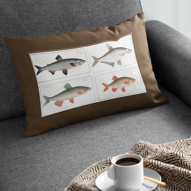 Vintage Fish Decorative Cushion (Creator Uploaded)