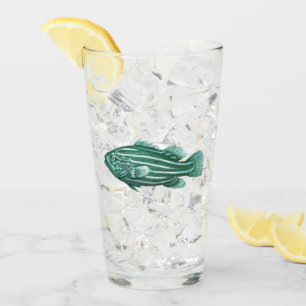 Vintage Fish Glass