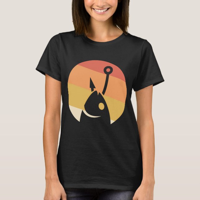 Vintage fish on the hook T-Shirt (Front)