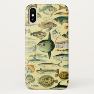 Vintage Fish Scientific Fishing Art Case-Mate iPhone Case