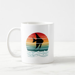 Vintage Fish Sunset Fishing Coffee Mug