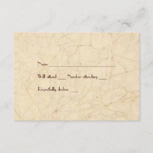 Vintage Fishermen Lovers Boat rsvp with envelopes Card