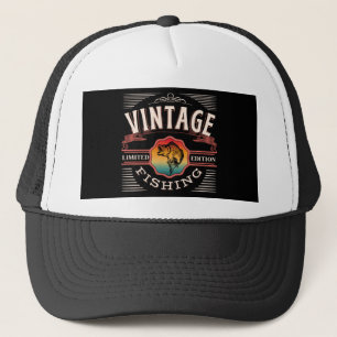 VINTAGE FISHING LIMITED EDITION TRUCKER HAT