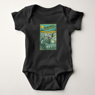VINTAGE FISHING MONTANA BABY BODYSUIT