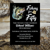 Vintage Fishing Themed 50th Birthday Party