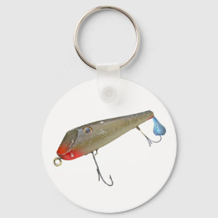 Vintage Fishmaster Jerry Sylvester Flaptail Lure Key Ring