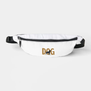 Vintage Fitness Lifestyle Husky Workout Dog Cartoo Bum Bags