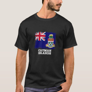 Vintage Flag Cayman Islands Retro Flag Caymanian T-Shirt