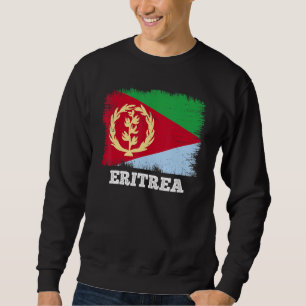 Vintage Flag Eritrea Country Retro Flag Eritrean Sweatshirt