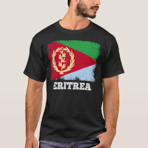 Vintage Flag Eritrea Country Retro Flag Eritrean T-Shirt