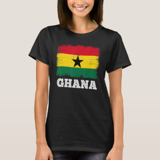 Vintage Flag Ghana Country Retro Flag Ghanaian T-Shirt