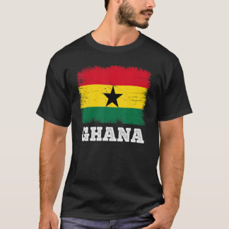 Vintage Flag Ghana Country Retro Flag Ghanaian T-Shirt