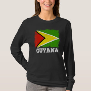 Vintage Flag Guyana Country Retro Flag Guyanese T-Shirt