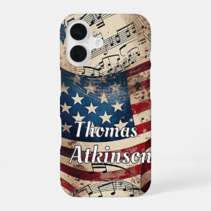 VIntage Flag iPhone 16 Case
